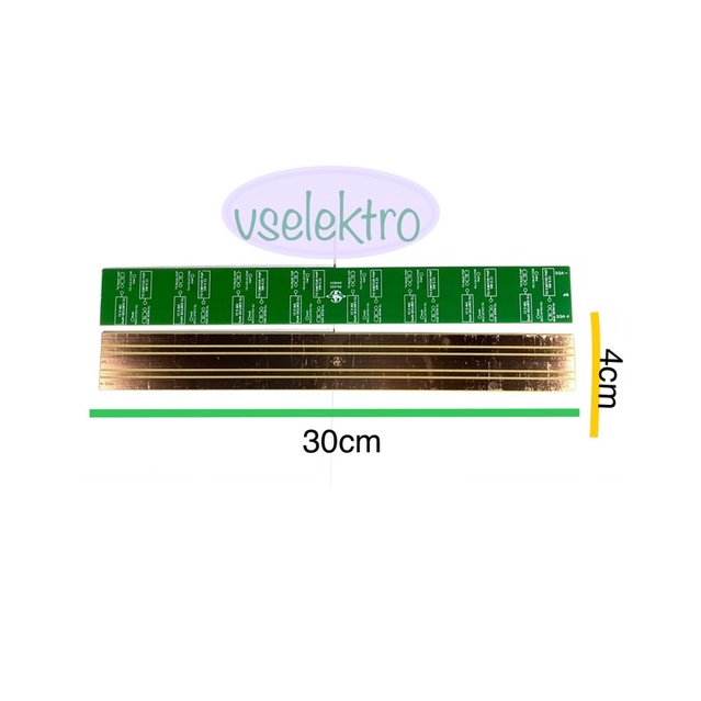 PCB JALUR FINAL SANKEN TOSHIBA 30CM/ PCB JALUR FINAL GARIS 8SET 30CM/PCB LINE FINAL MODEL GARIS/PCB 