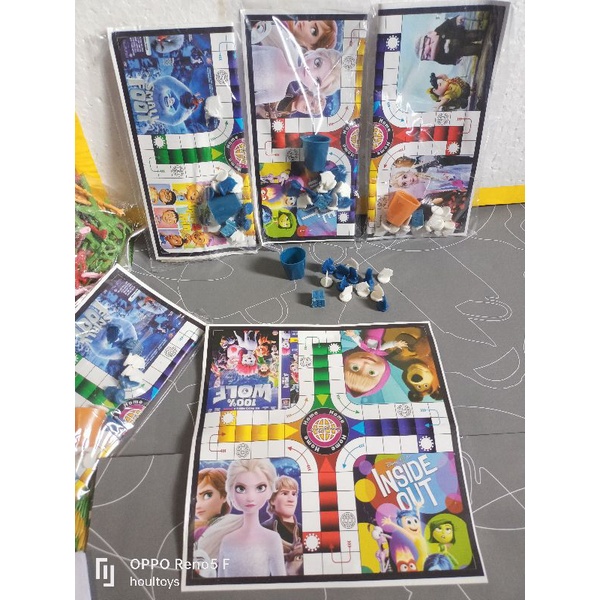 10PCS LUDO&ULAR TANGGA UKURAN(17x17)
