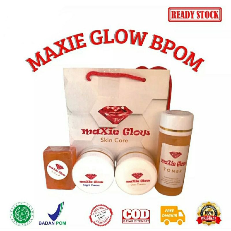 Maxie Glow Skincare Original Kemasan Lama