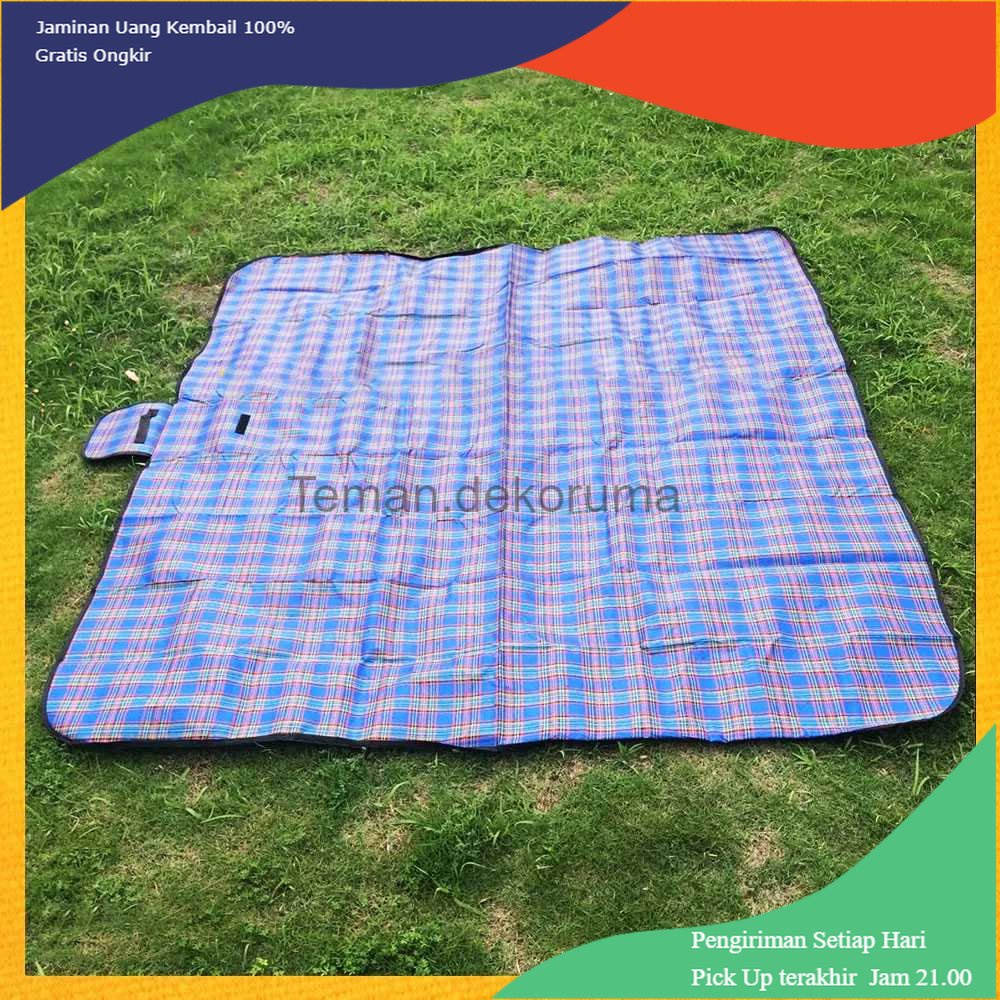 TD - PR VILEAD Matras Camping Lipat Oxford Waterproof Picnic Blanket 1.5x2 m - V15