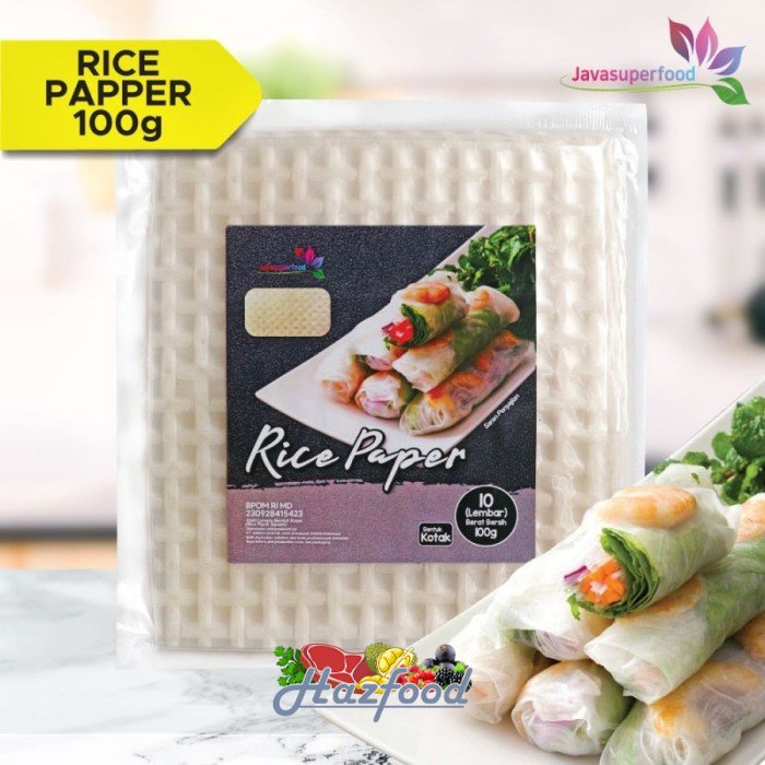 

Java Super Food Rice Paper / Kulit Lumpia Vietnam Banh Trang 100 gram