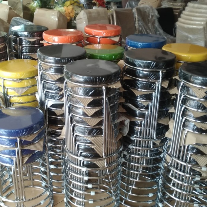 Kus Kursi Baso / Kursi Bulat / Kursi Susun / Kursi Cafe / Kursi Baso Besi