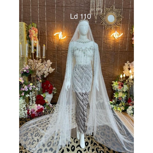 KEBAYA AKAD TUNIK PREMIUN /KEBAYA  MODEREN||KEBAYA AKAD SEMATA KAKIKEBAYA AKAD NIKAH | KEBAYA AKAD BARU