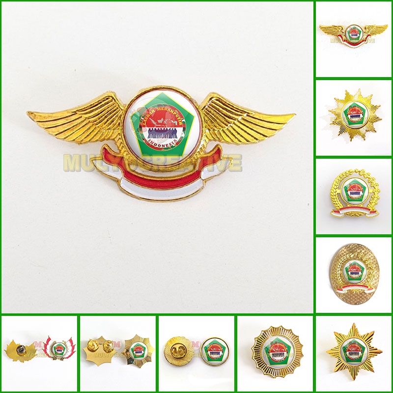Pin LMPI Pin Bros Wing Logo Laskar Merah Putih Indonesia