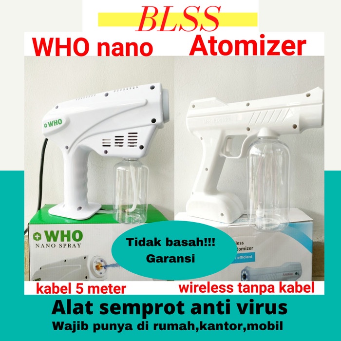 NANO SPRAY GUN STEAM VIRUS ALAT MESIN FOGGING DISINFECTANT ANTI VIRUS