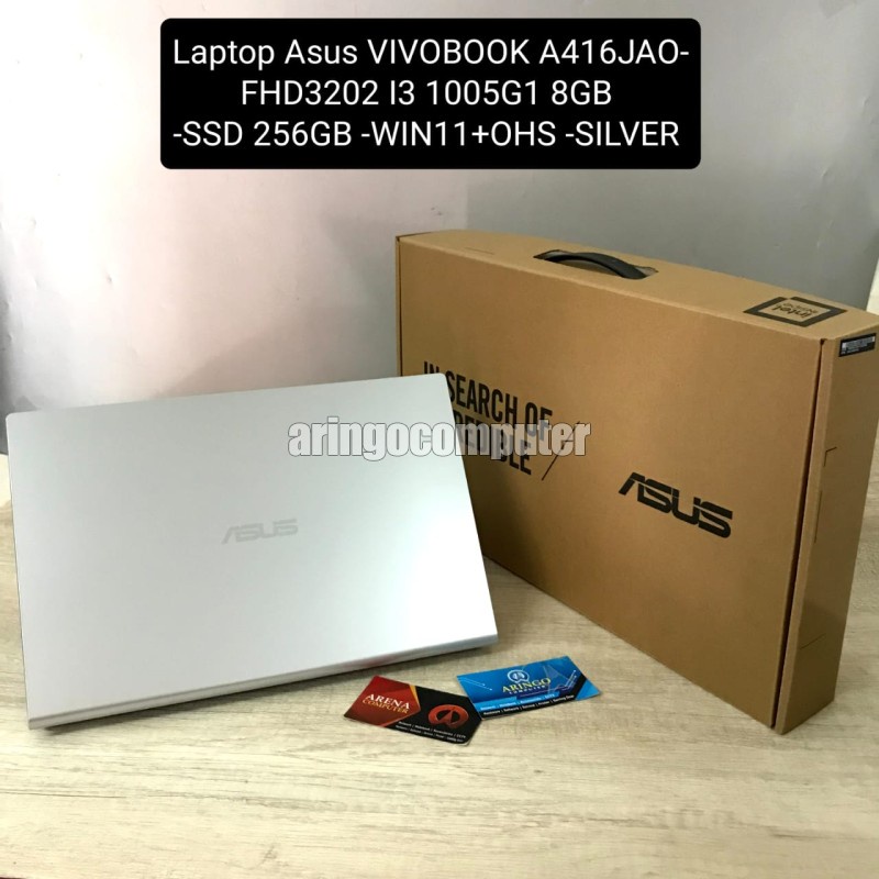 Laptop Asus VIVOBOOK A416JAO-FHD3202 I3 1005G1 8GB -SSD 256GB -WIN11+OHS -SILVER