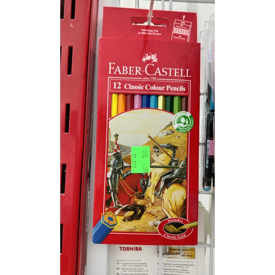 

PENSIL WARNA FABER CASTELL/12 CLASSIC COLOUR
