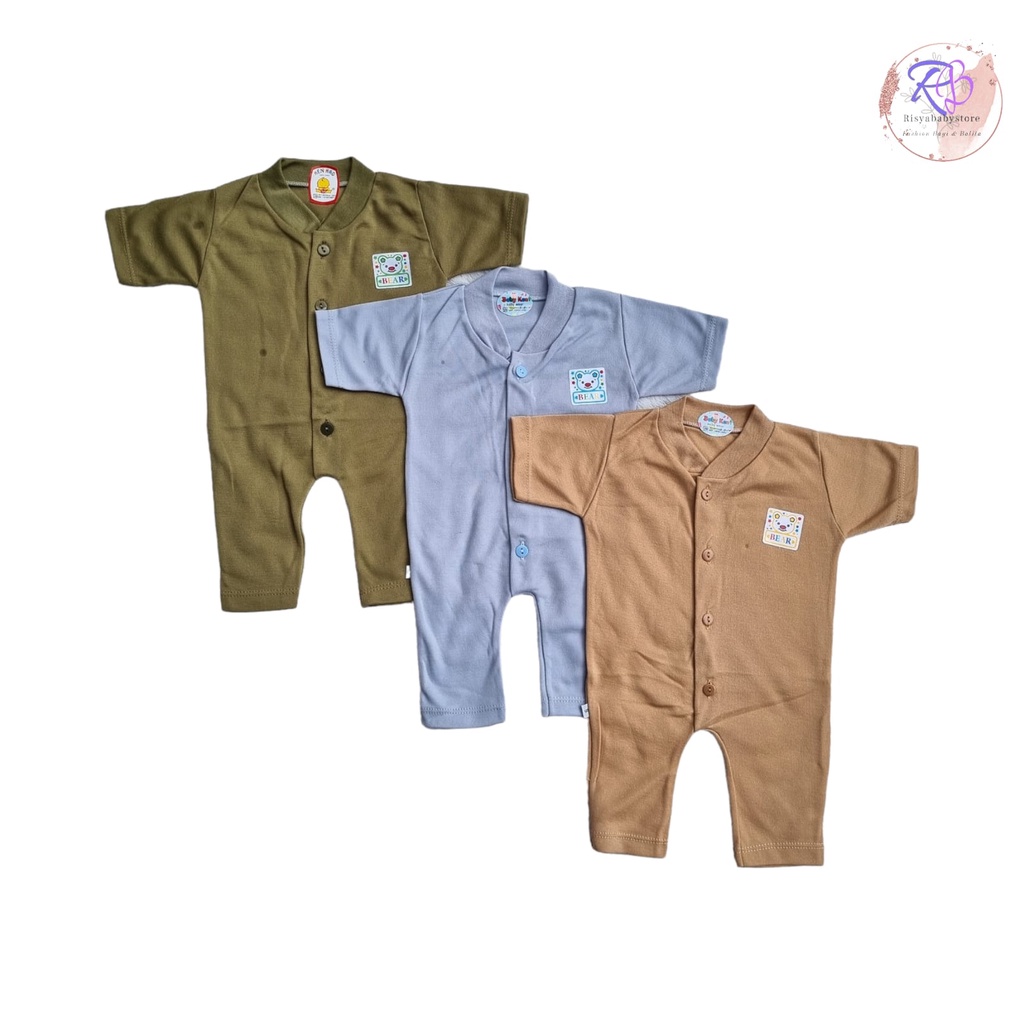 Hansop Bayi Unisex / jumper bayi variasi warna lengkap kualitas SNI harga murah / baju kodok / jumper pendek unisex cowok cewek