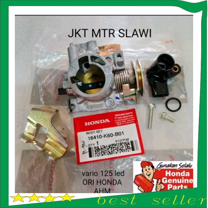 body set throttle body vario 125 led ori honda ahm