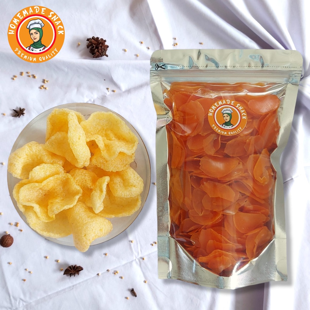 

Homemade Snack - Kerupuk Bawang Kuning Krupuk Seblak Krupuk Kuning Kerupuk Mentah Krupuk Kering Snack Halal Kualitas Premium