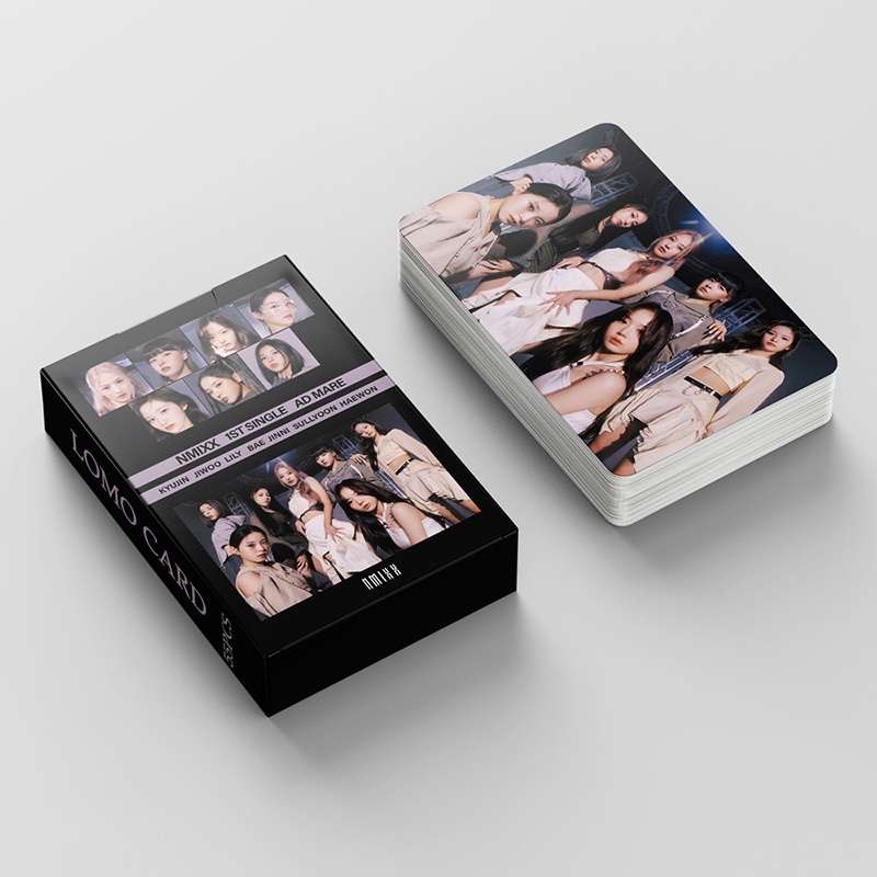 55pcs / box Kartu Foto Nmixxx ENTWURF MIXXPEDIA: PICK LA AD MARE Album