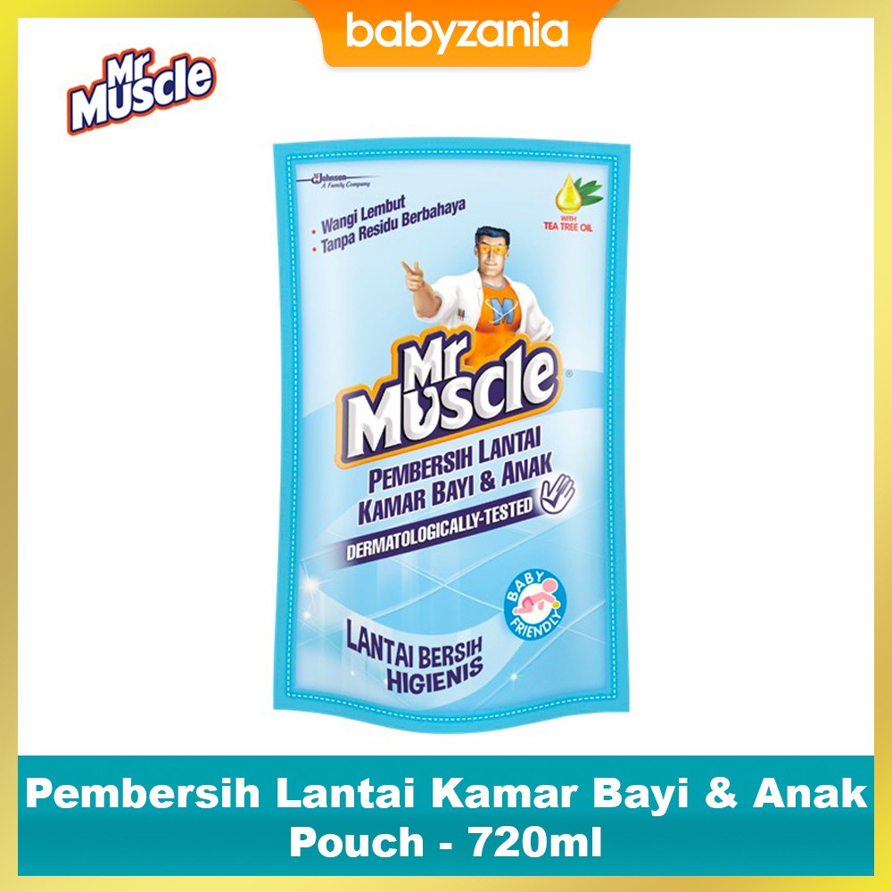 Mr Muscle Pembersih Lantai Kamar Bayi &amp; Anak Pouch - 720ml