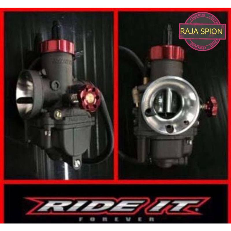 carburator pe 28 ride it Black series/carburator ride it pe 28 cnc gold merah/carburator ride it black series pe28