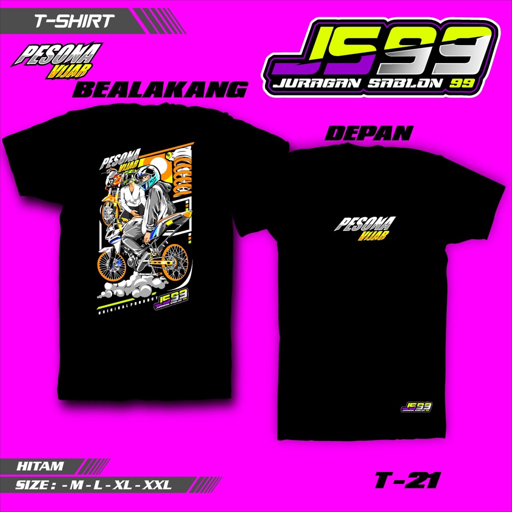 KAOS PESONA VIJAR New Promo T-Shirt / Kaos Oblong / Kaos Distro /Kaos PESONA VIJAR /Full cotton 30s 