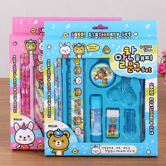 

Kado Alat Tulis Pensil 1 Pack Aesthetic Motif Kartun Anak Sekolah 10 P