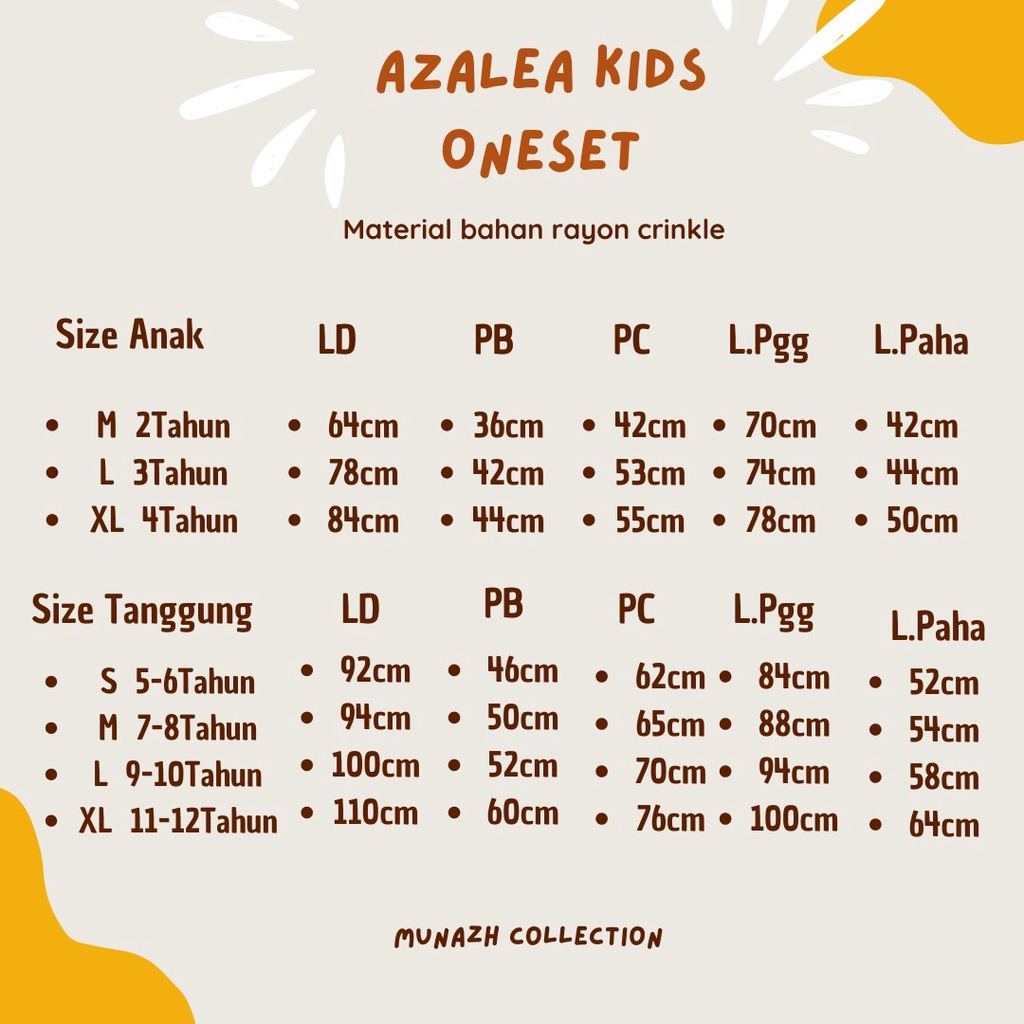 Azalea kids oneset