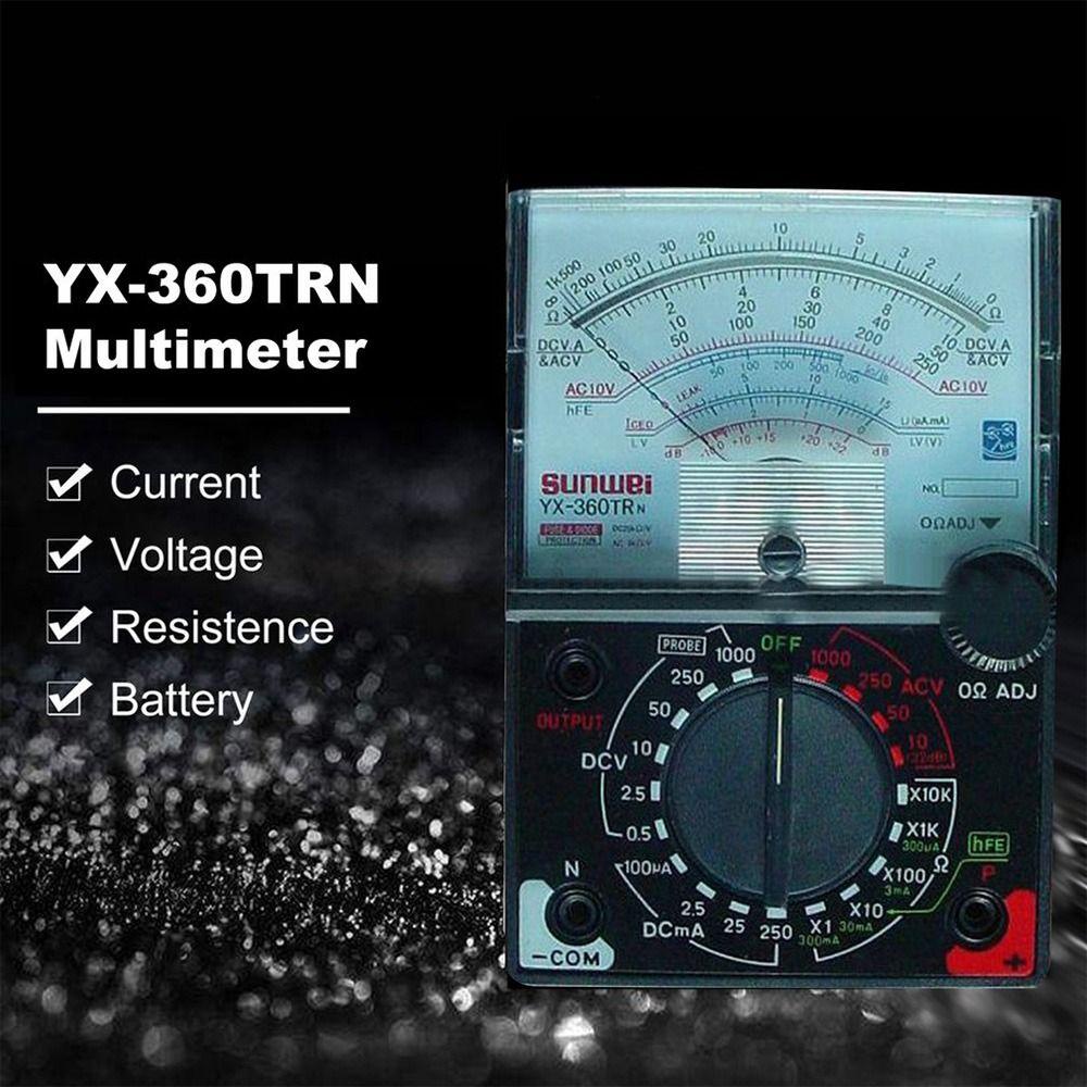 Solighter Analog Multimeter Multifungsi OHM Tester Voltmeter Penunjuk Listrik