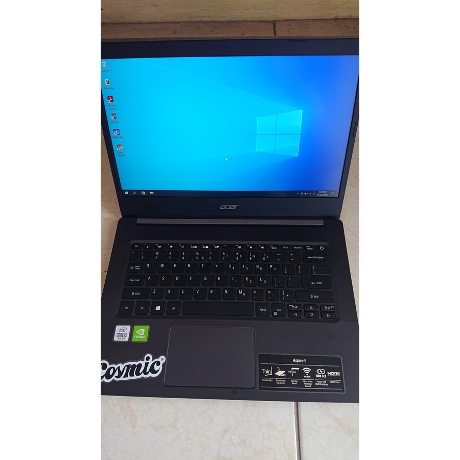 Acer Aspire 5 - A514-53G Core i5 1035G1 RAM 12GB Nvme 128GB HDD 500GB VGA MX350 2GB