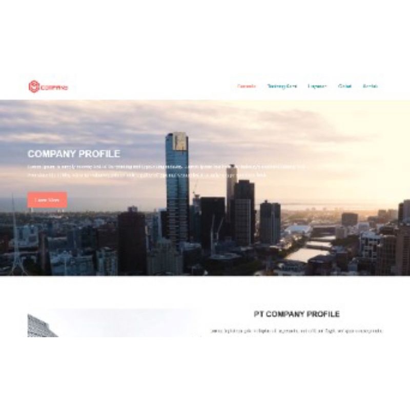 Template Website Company Profile