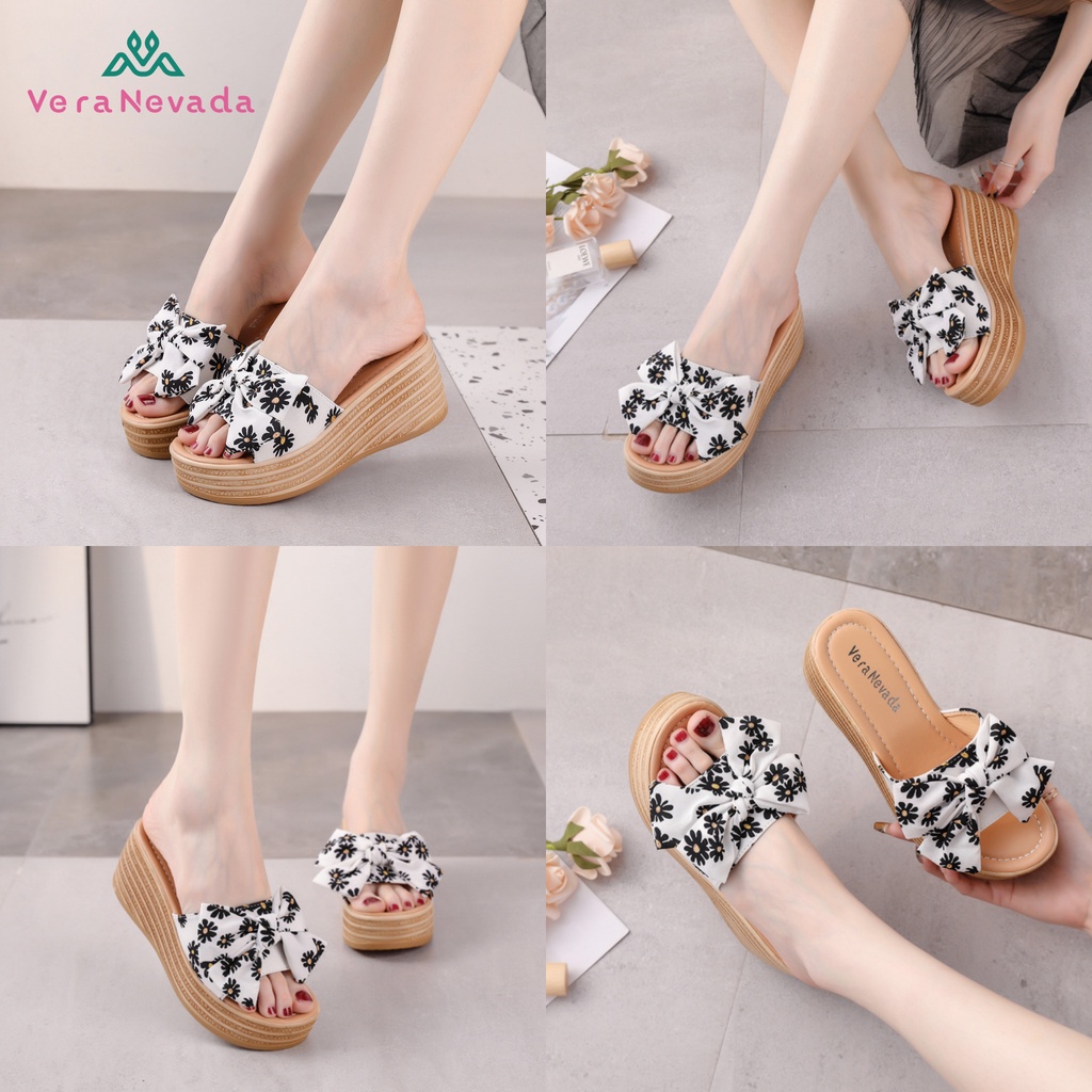 Vera Nevada Kimberly Sandal Wedges Wanita VN1164