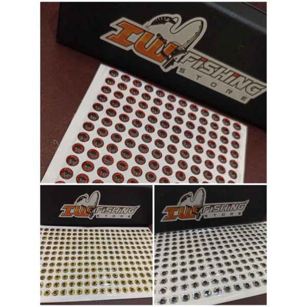 mata ikan 3d untuk mata lure umpan pancing ukuran 3 mm 4 mm 5 mm dan 6 mm