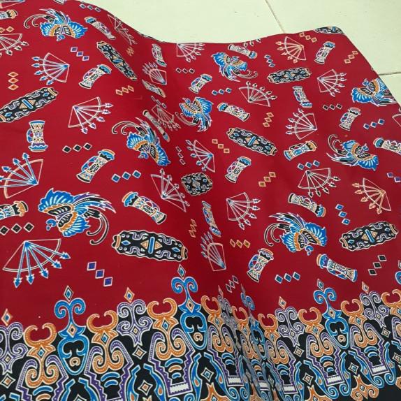 BATIK KATUN MOTIF PAPUA/batik katun /kain batik meteran