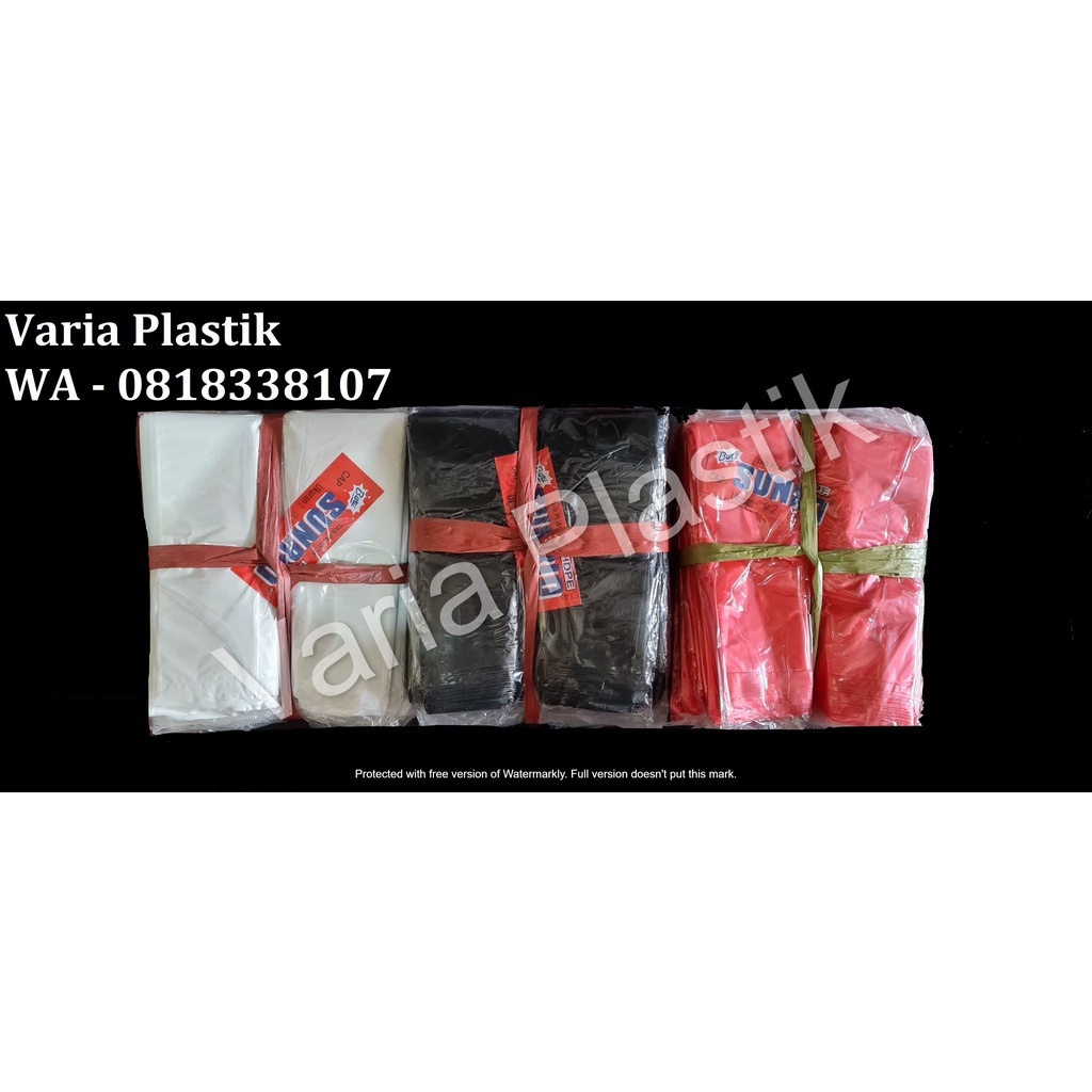 Kantong Plastik Kresek 15 Tebal 0.2