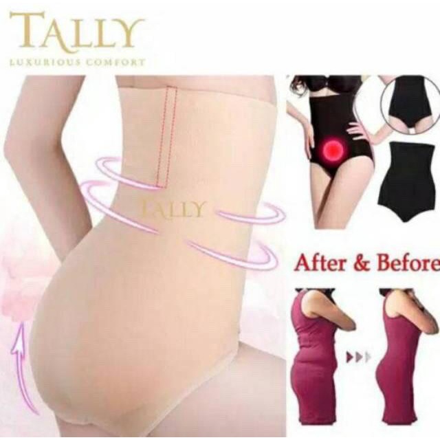 ARA98STORE- CELANA KORSET SEGITIGATALLY W041 SLIMMING PANTS CELANA KORSET HIGH WAIST PANTY POLOS Slimming Pants Celana Korset Segitiga Tally W041 Korset Pelangsing Pengecil Perut / Korset Celana Fit shaper  Kualitas Premium - CELANA KORSET TALLY W041