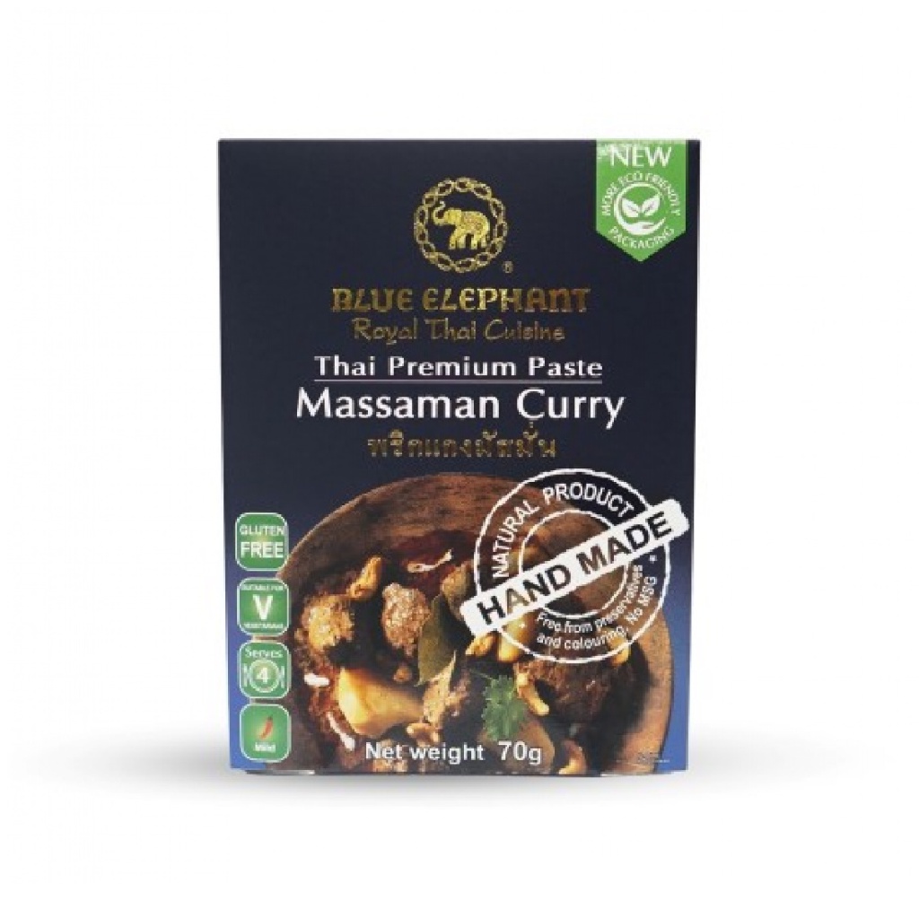 Bumbu Blue Elephant Massaman Curry Paste Thai Premium Paste 70 Gram