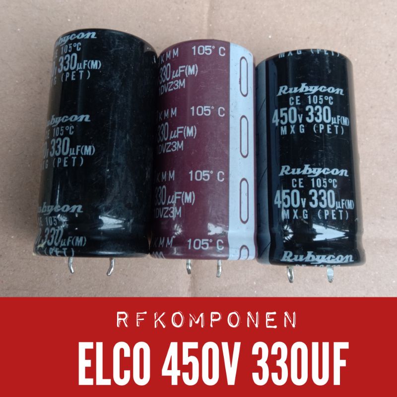 ELCO 450V 330UF LEBAR 2.5CM