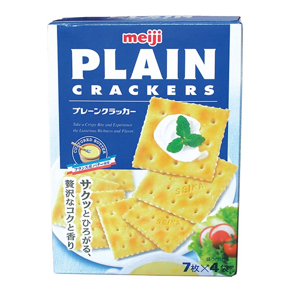 Meiji Plain Cracker 104 gr