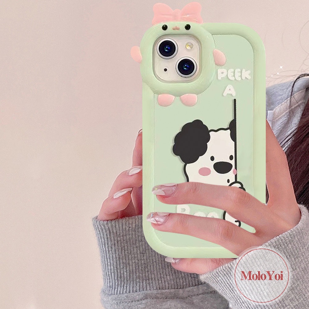 Soft Case Tpu Motif Kartun Beruang 3D Untuk iPhone 13 11 12 14 Pro Max 7Plus X XR XS Max 8 7 6s 6 14 Plus SE 2020