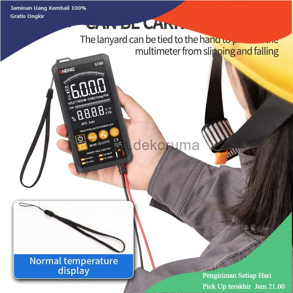 TD - PR1 ANENG Digital Multimeter Voltage Tester - 618B