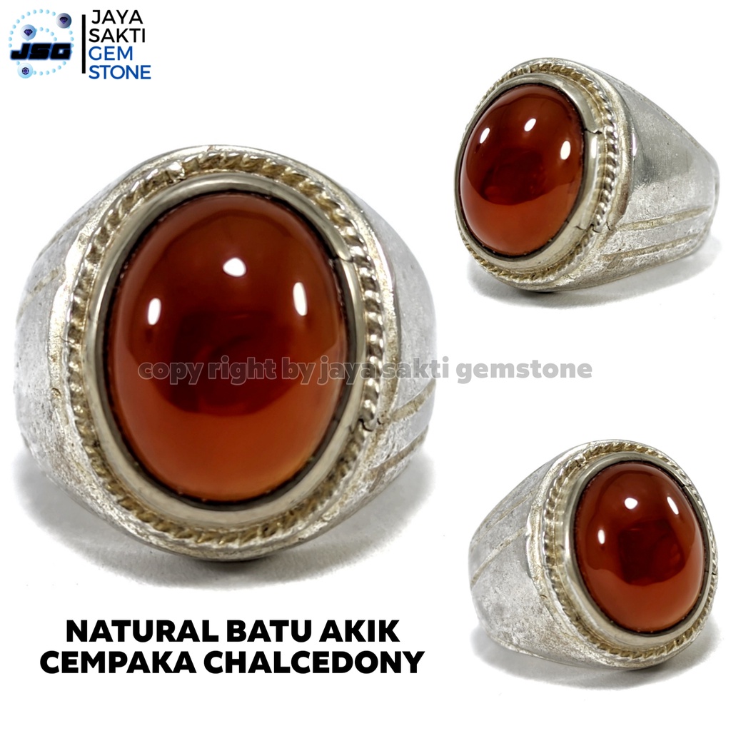 Natural Batu Akik Bacan Obi Merah Cempaka Minimalis CP01