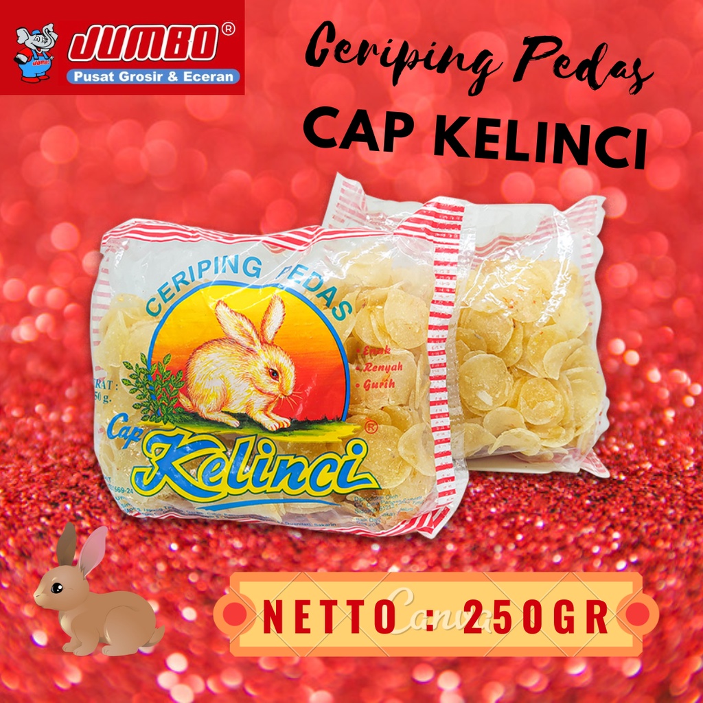 

Ceriping Pedas Cap Kelinci 250gr / Ceriping Pedas Tinggal Goreng 250gr