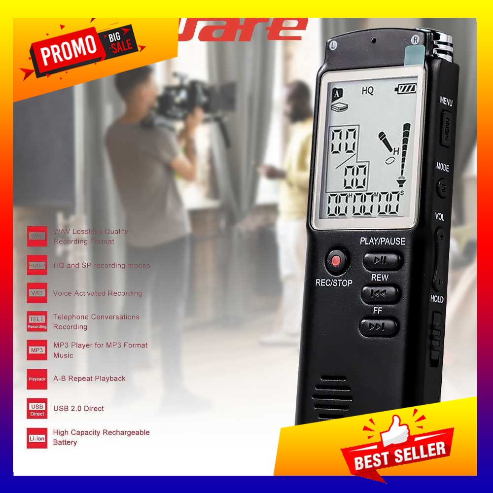 Perekam Suara Digital Voice Recorder 8GB