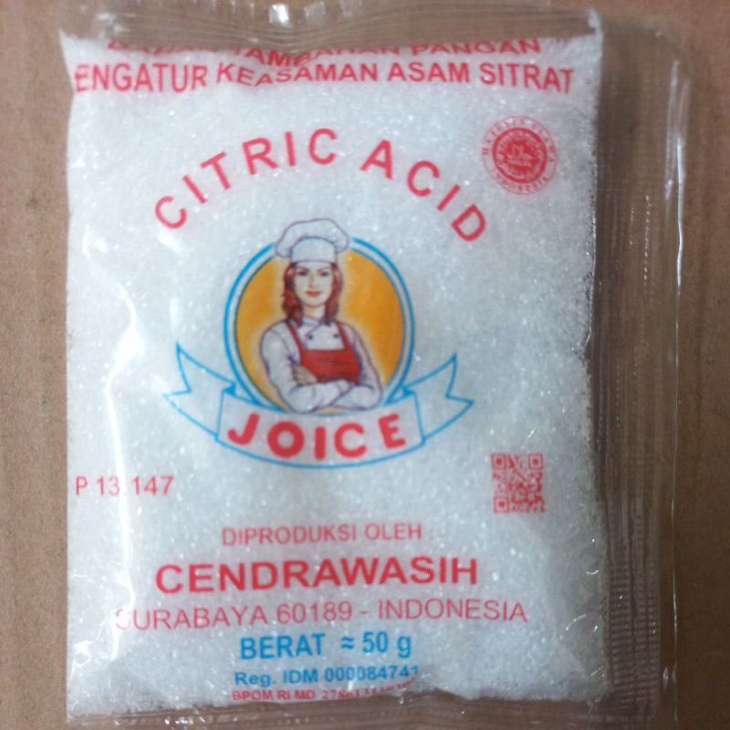 citroen asam sitrat citric acid merk gajah / joice