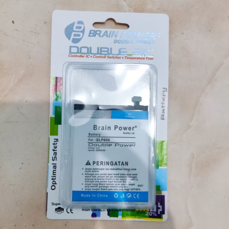 BATERAI BATRE BATTERY OPPO NEO 7 OPPO F1 F1F BLP605 DOUBLE POWER MERK BRAIN POWER