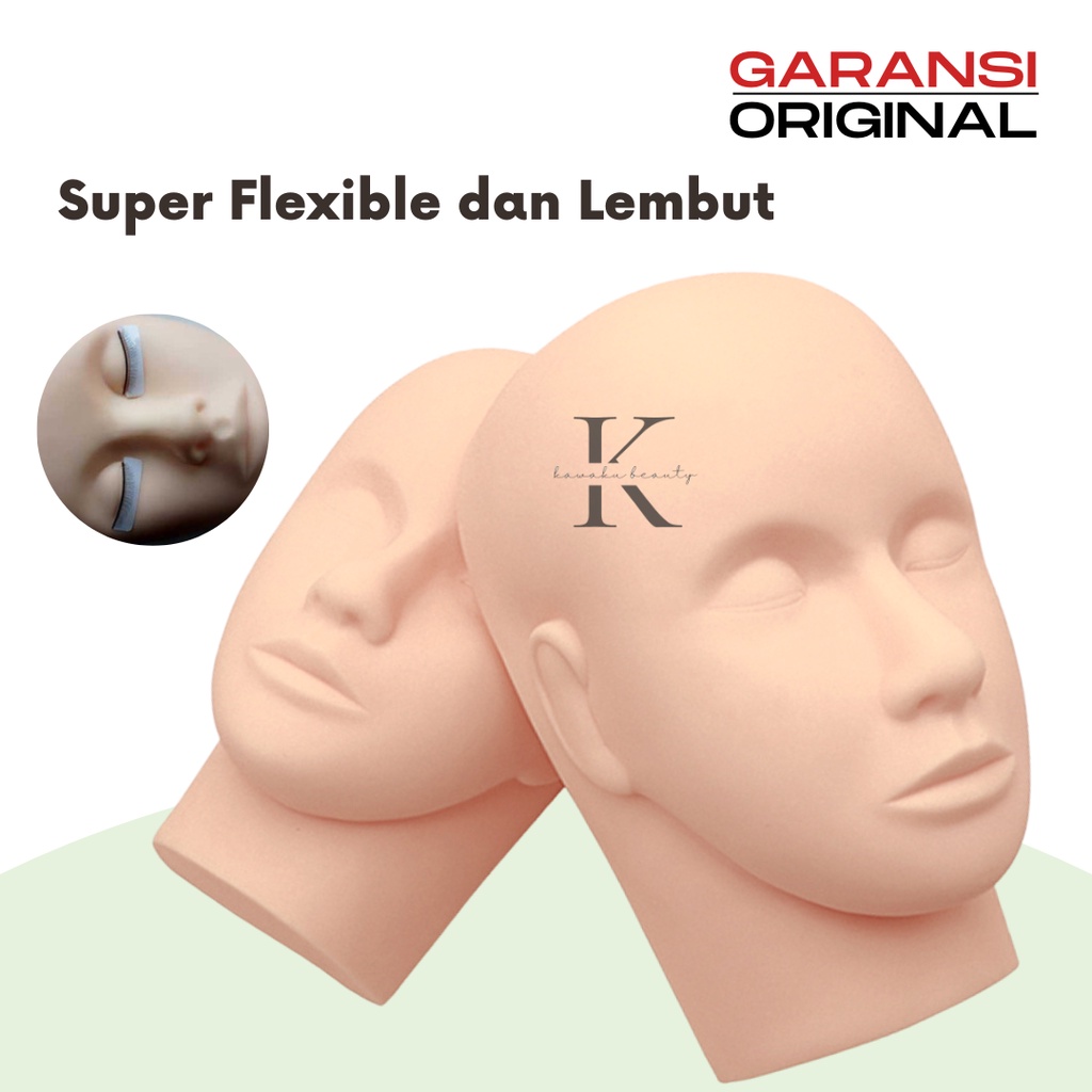 Mannequin head / practice eyelash kepala manekin