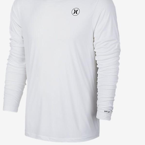 Kaos Lengan Panjang - Longsleeve Hurley 02 - Putih, M