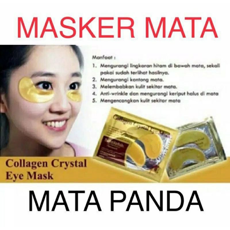 MASKER MATA | CRYSTAL COLLAGEN GOLD POWDER EYE MASK