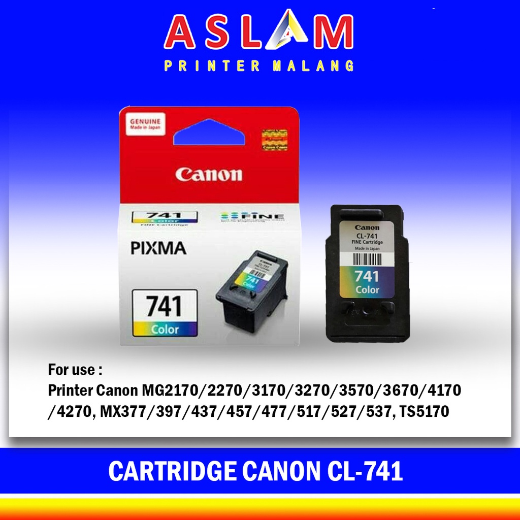 Cartridge Canon CL741 CL 741 CL-741 Colour ORIGINAL MX397 MX437 MX377