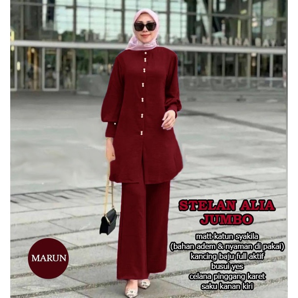 CTN Baju wanita setelan ALIA best seller