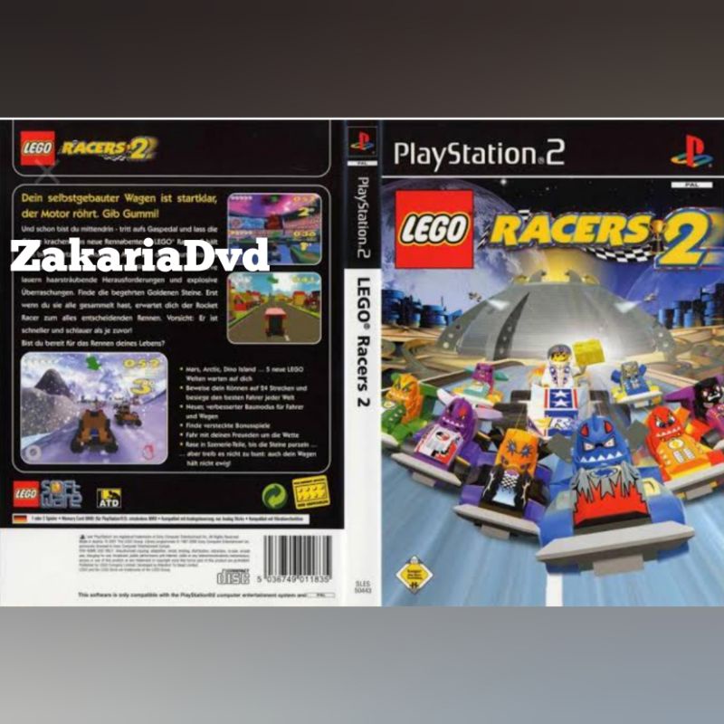 Kaset Ps 2 Lego Racers 2