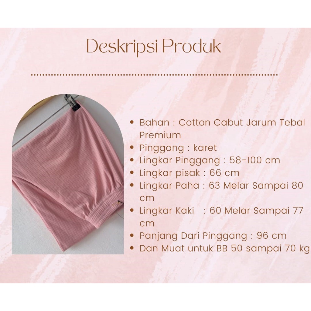 Celana Kulot Wanita / Celana Kulot Murah Knit Premium / Kulot Rajut High Waist Premium / Long Cullote / Celana Kulot Murah Berkualitas