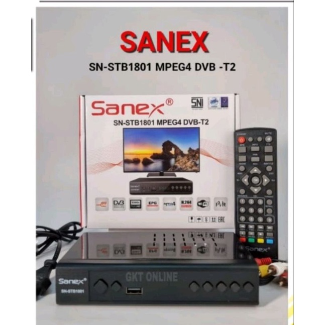 SET TOB BOX SANEX T2/SIARAN TV DIGITAL / Sanex Kuat