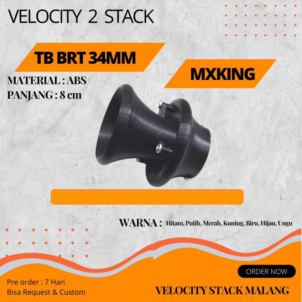 Velocity 2 Stack TB BRT uk 34mm Mx King