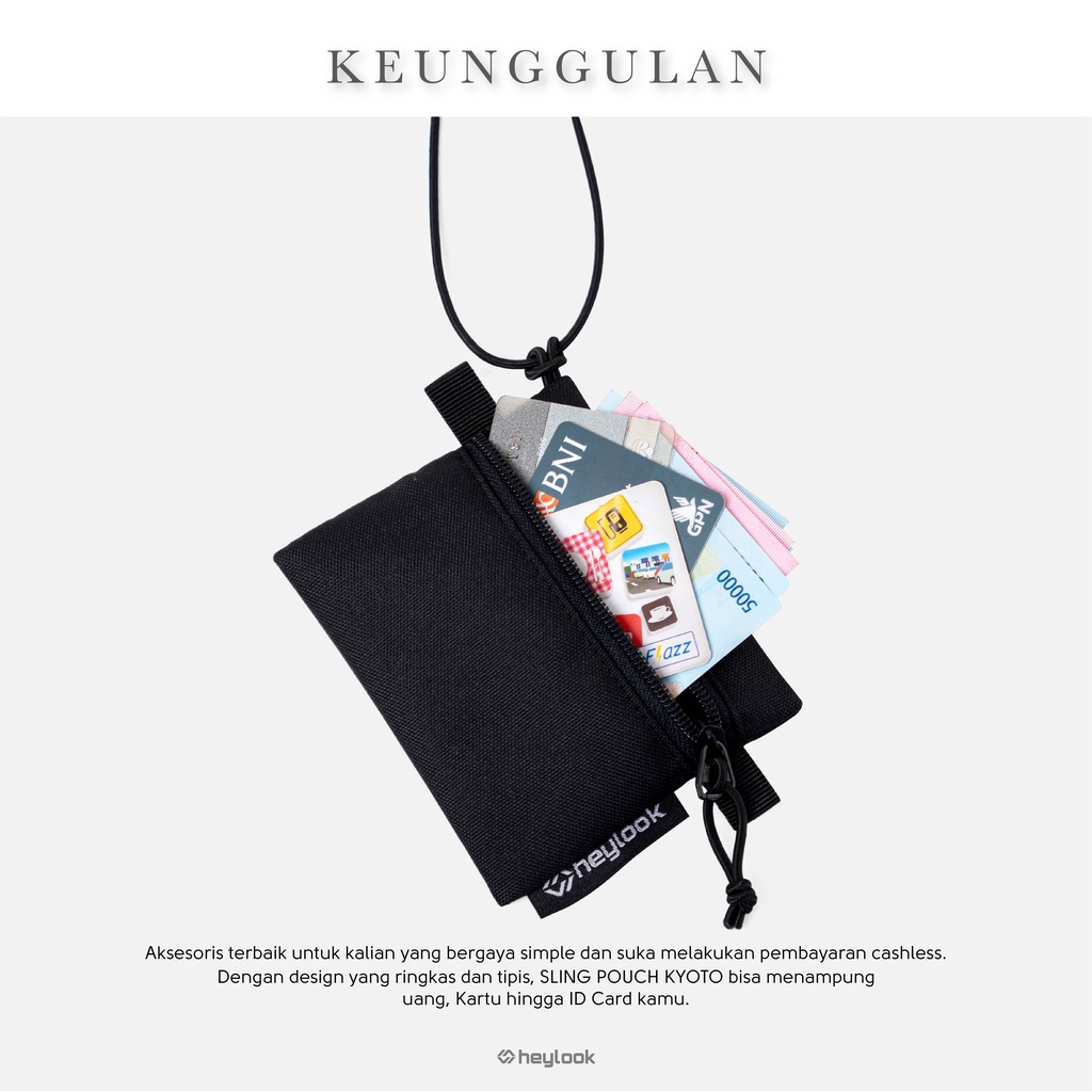 Dompet Kalung Leher Tas Gantung Kekinian Cowok Cewek Promo Murah Trendy