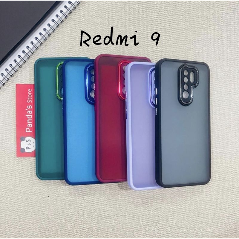 Case Redmi 9 Metal Chrome Softcase Dove Premium Luxury PSS