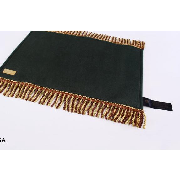 Sajadah Kepala Hijau (S)- Sajadah Polos Bulu Rumbai UNIVERSA